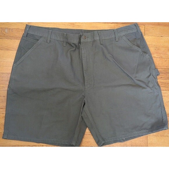 Carhartt Relaxed Fit Rugged Flex Men's Work Shorts Green Size 48 X 10 EUC - Picture 1 of 6